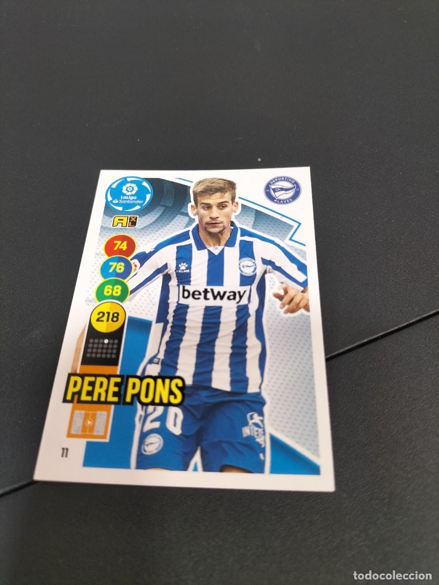 Cromos de f&uacute;tbol: 1 CROMO ADRENALYN 2020-2021 20-21 DEPORTIVO ALAVES 11 PERE PONS