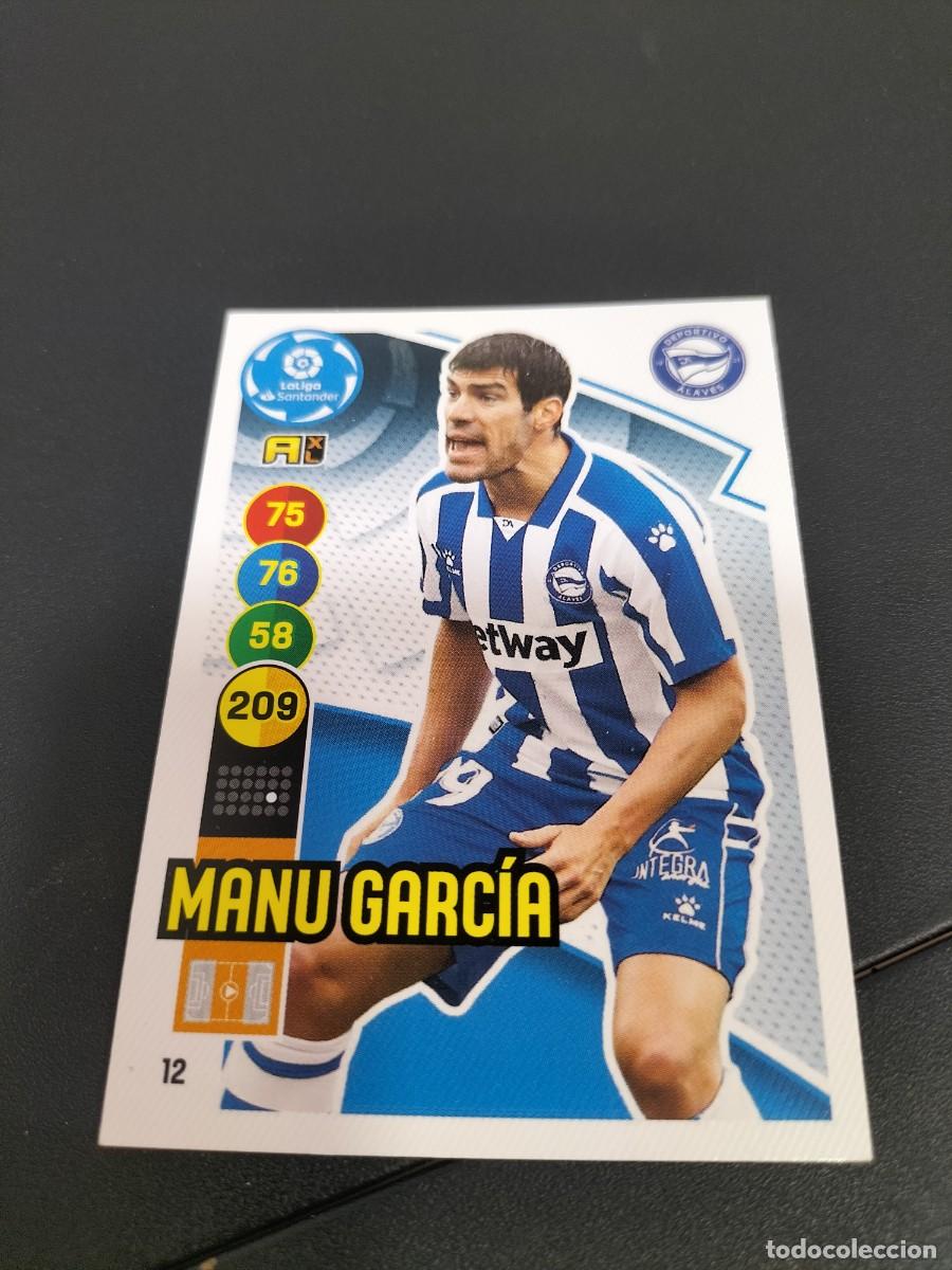 Cromos de f&uacute;tbol: 1 CROMO ADRENALYN 2020-2021 20-21 DEPORTIVO ALAVES 12 MANU GARC&Iacute;A