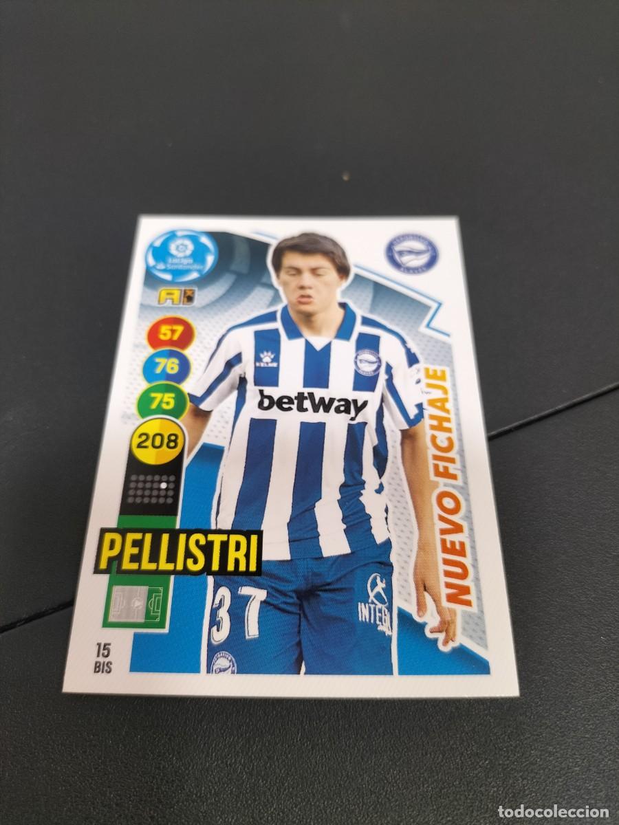 Cromos de f&uacute;tbol: 1 CROMO ADRENALYN 2020-2021 20-21 DEPORTIVO ALAVES 15 bis PELLISTRI NUEVO FICHAJE