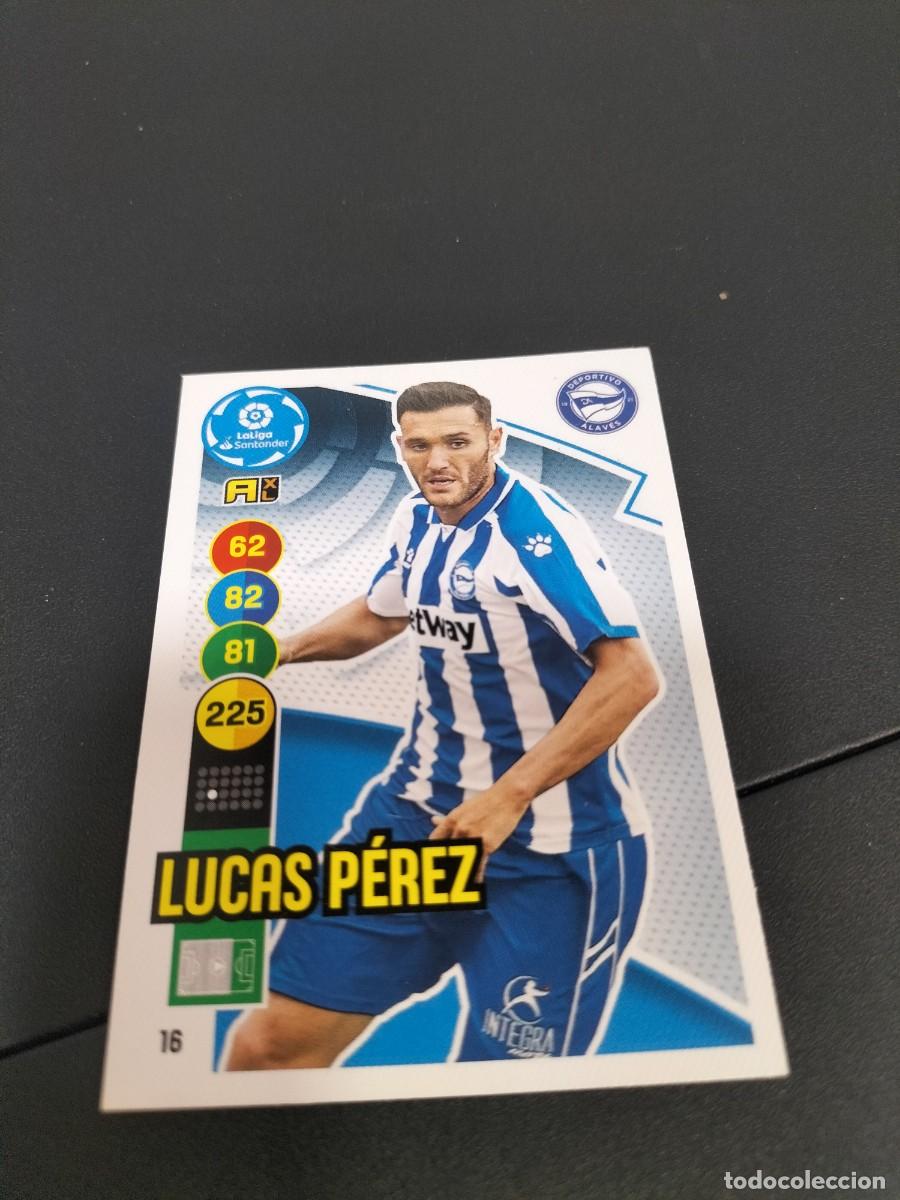 Cromos de f&uacute;tbol: 1 CROMO ADRENALYN 2020-2021 20-21 DEPORTIVO ALAVES 16 LUCAS PEREZ