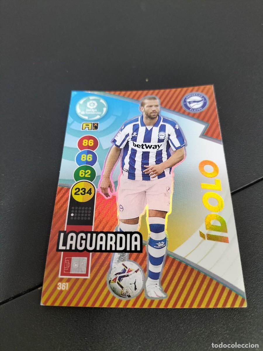Cromos de f&uacute;tbol: 1 CROMO ADRENALYN 2020-2021 20-21 DEPORTIVO ALAVES 361 LAGUARDIA ( IDOLO