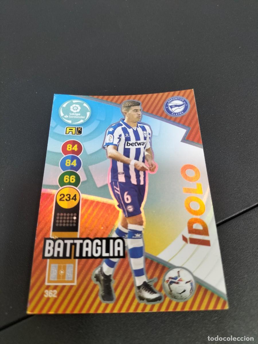 Cromos de f&uacute;tbol: 1 CROMO ADRENALYN 2020-2021 20-21 DEPORTIVO ALAVES 362 BATTAGLIA ( IDOLO