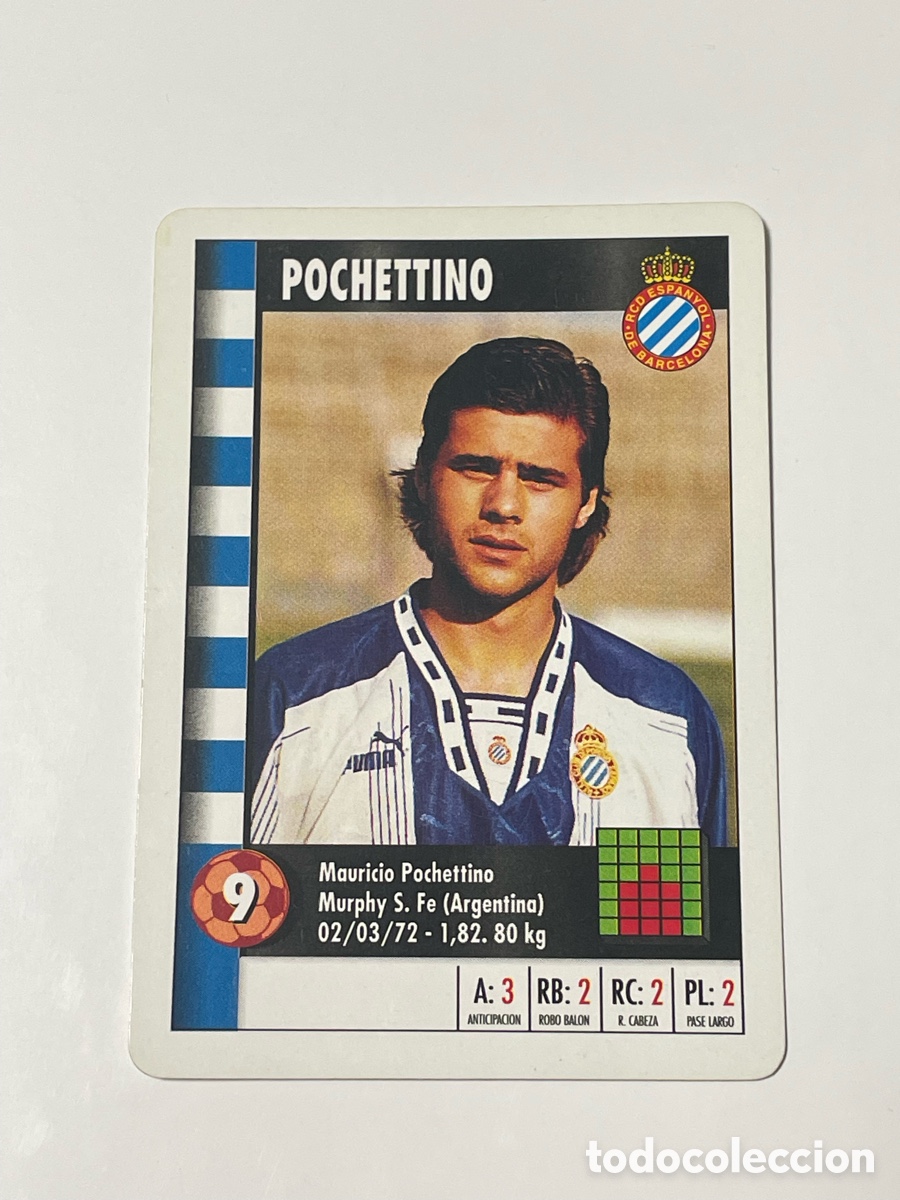 Fu&szlig;ball-Sticker: Mauricio Pochettino Espanyol Super gol Marca 95/96