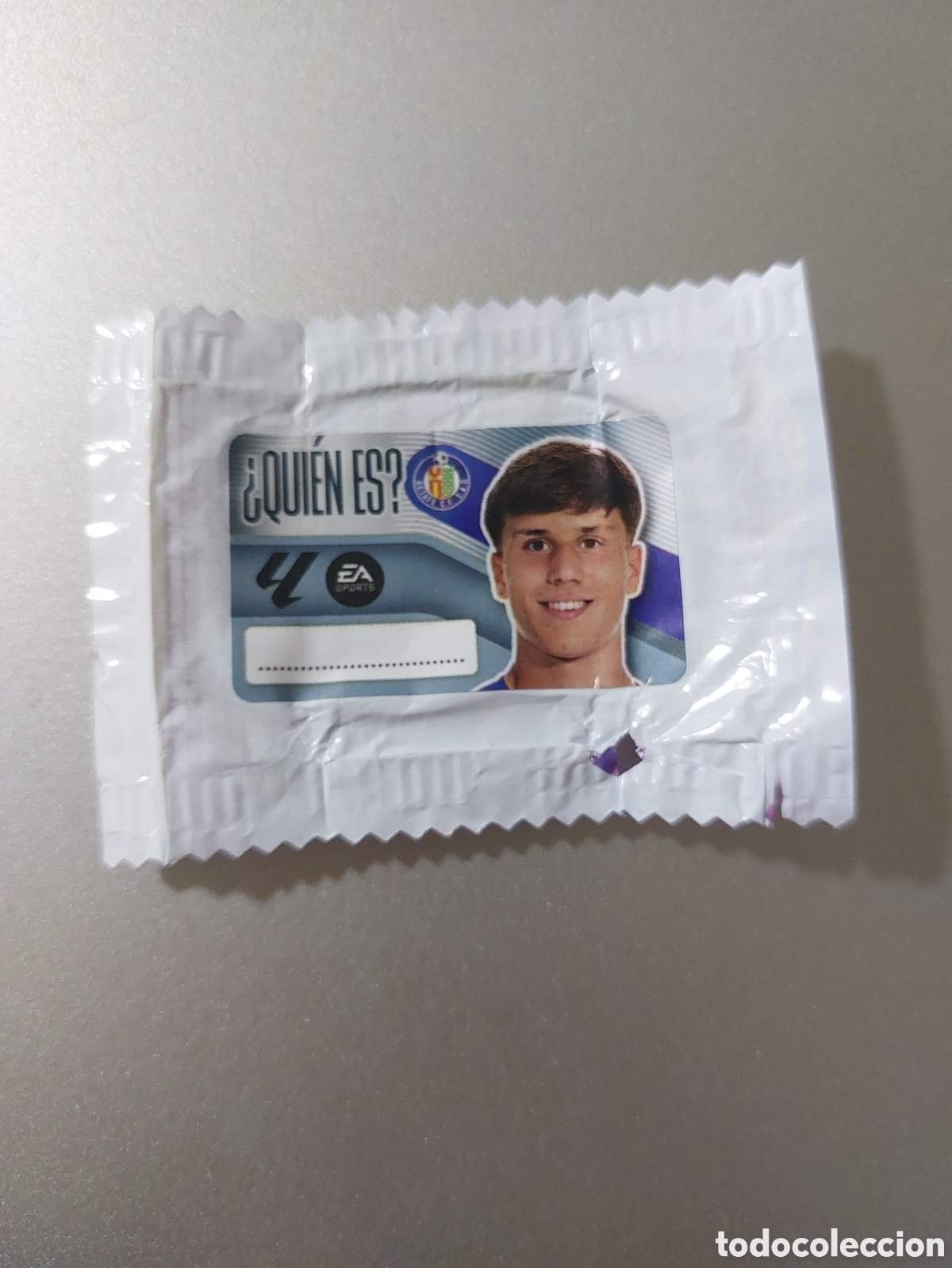Fu&szlig;ball-Sticker: DAVINCHI &iquest;QUIEN ES? GETAFE CHICLE LIGA 2026 2027 26 27 ESTE PANINI