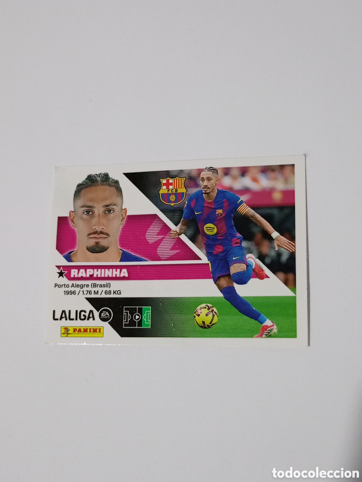 Fu&szlig;ball-Sticker: Liga este 26/27 - Raphinha - N&deg; 19 - FC Barcelona