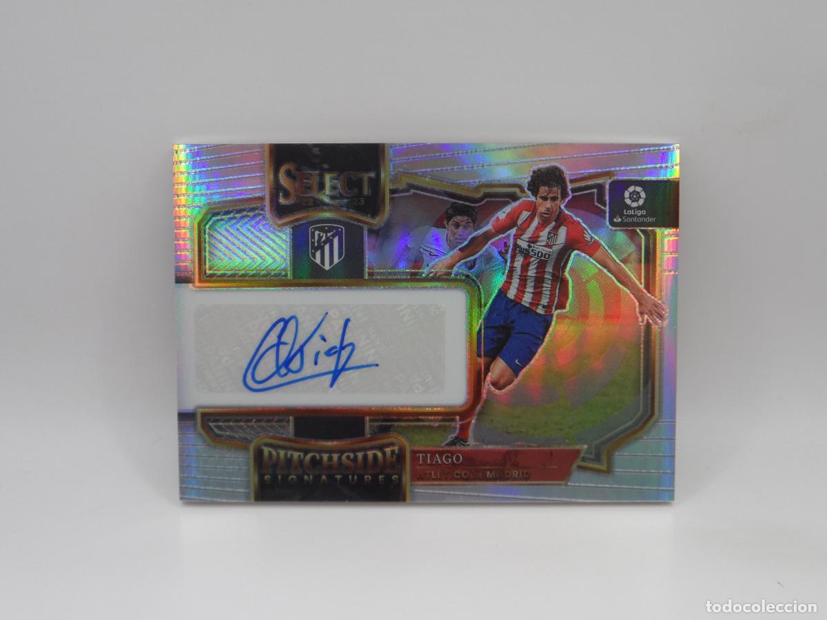 Cromos de f&uacute;tbol: AUTO TIAGO MOTTA ATLETICO DE MADRID PANINI SELECT 2022 2023 22 23 AUTGRAFO PRIZM