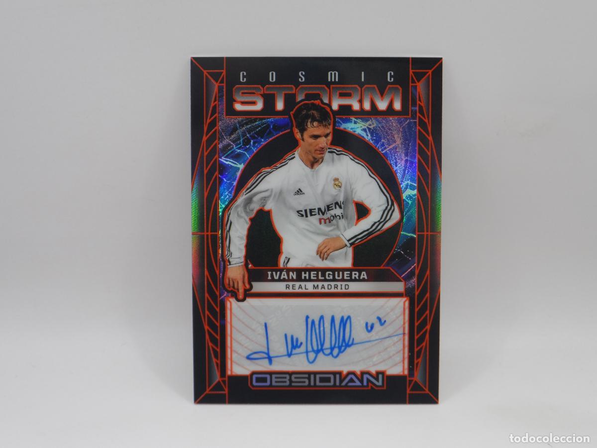 Cromos de f&uacute;tbol: AUTO NUMERADA /99 IVAN HELGUERA REAL MADRID PANINI OBSIDIAN 2025 2026 25 26 AUTOGRAFO