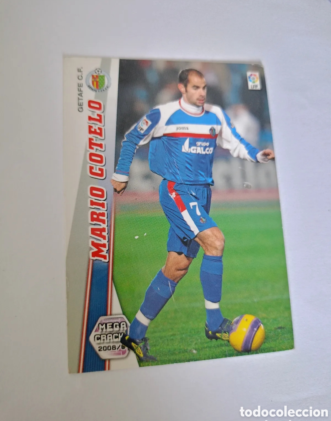 Fu&szlig;ball-Sticker: Trading Card de Mario Cotelo del equipo del Getafe con el n&uacute;mero 137 de la colecci&oacute;n oficial Panini