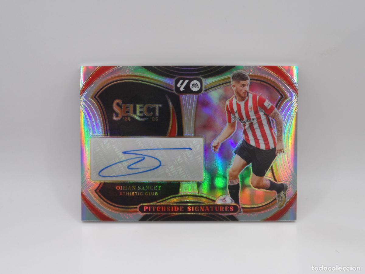 Cromos de f&uacute;tbol: AUTO OIHAN SANCET ATHLETIC CLUB BILBAO PANINI SELECT 2024 2025 24 25 PRIZM AUTOGRAFO