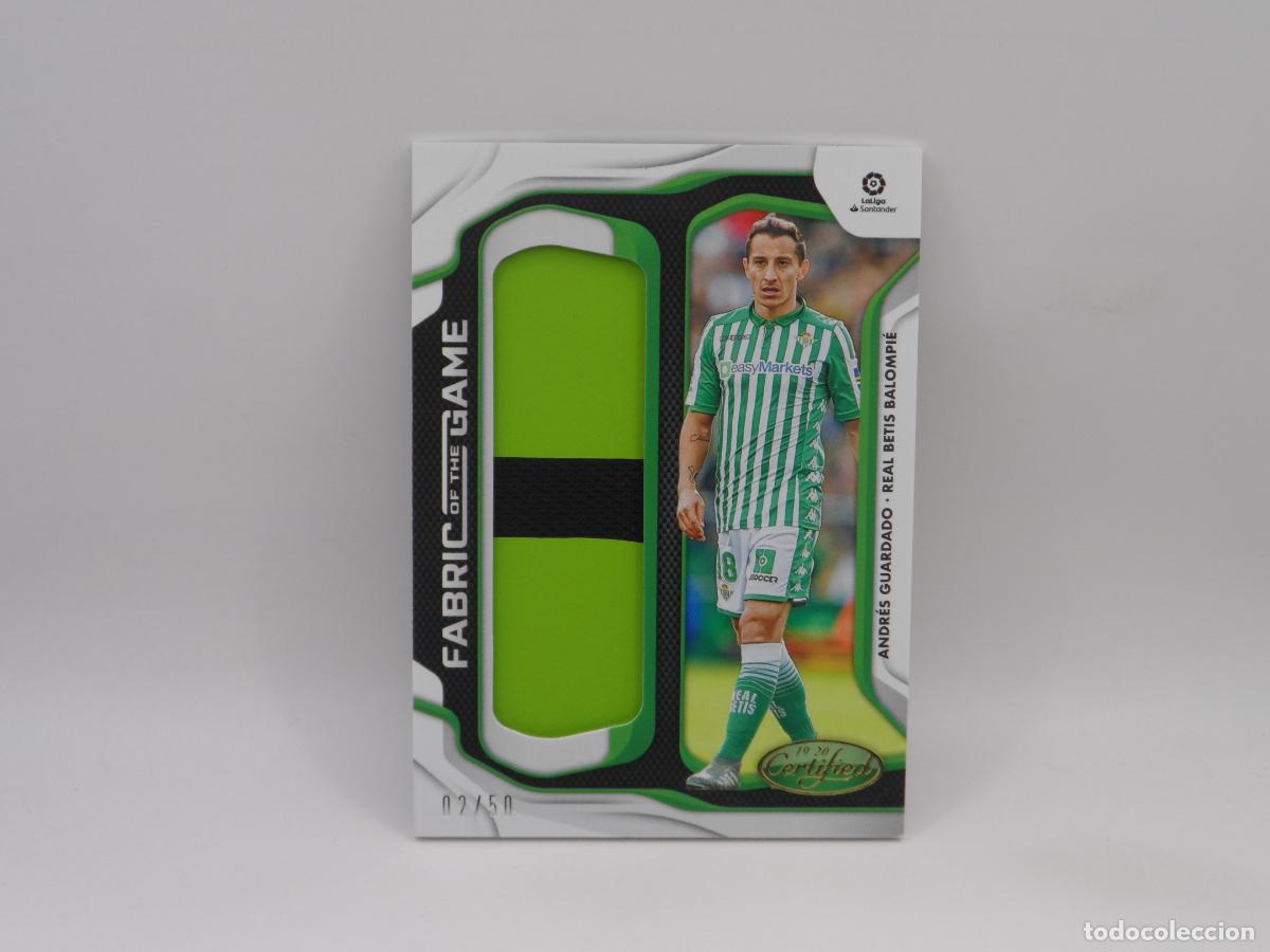Cromos de f&uacute;tbol: PARCHE NUMERADA /50 MATCH-WORN ANDRES GUARDADO BETIS PANINI CHRONICLES SOCCER 2019 2020 19 20 PATCH