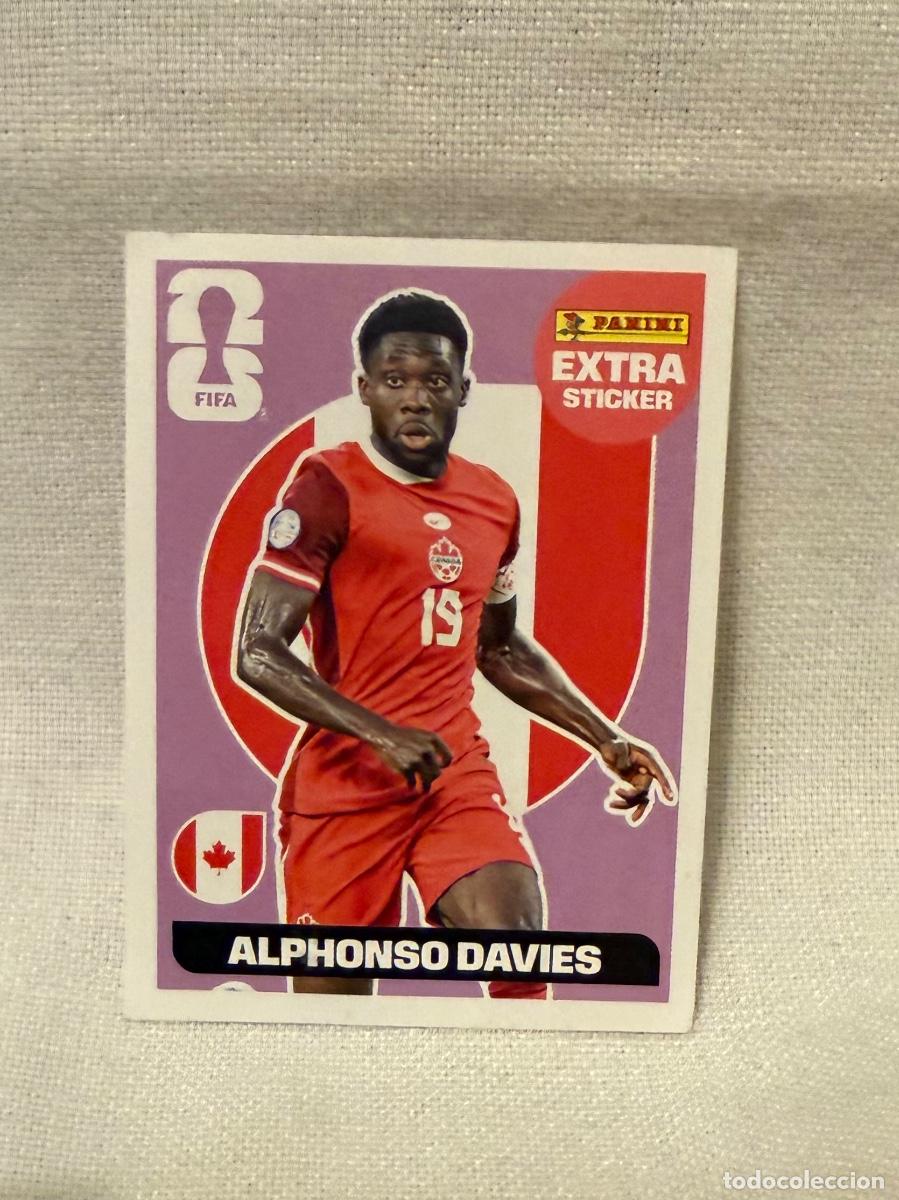 Cromos de f&uacute;tbol: Alphonso Davies ExtraSticker Base Mundial 2026