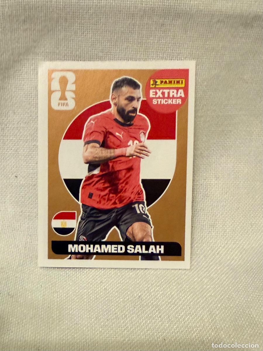 Cromos de f&uacute;tbol: Mohamed Salah ExtraSticker Bronce Mundial 2026