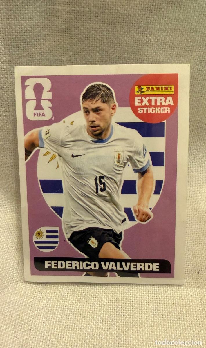 Cromos de f&uacute;tbol: Federico Valverde ExtraSticker Base Mundial 2026
