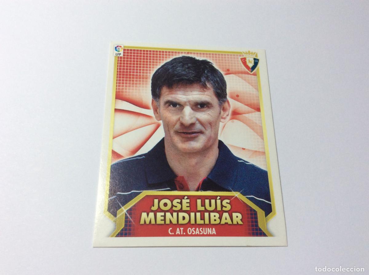 Cromos de f&uacute;tbol: Entrenador Jos&eacute; Luis Mendilibar CA Osasuna Este 2011 2012 11 12 Panini