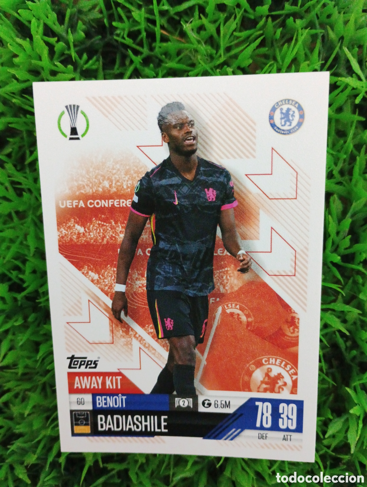 Fu&szlig;ball-Sticker: Badiashile Chelsea AWAY KIT Match Attax Extra 24-25 # 60