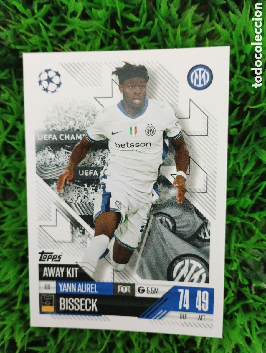 Figurine di Calcio: Bisseck Inter De Milan AWAY KIT Match Attax Extra 24-25 # 69
