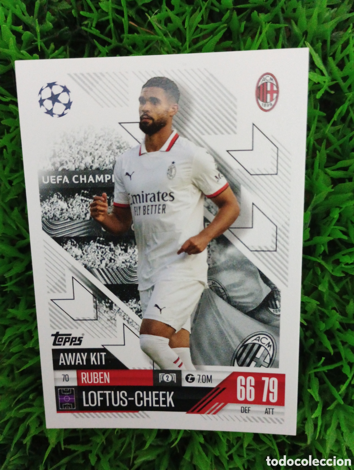 Figurine di Calcio: Loftus-Cheek Milan AWAY KIT Match Attax Extra 24-25 # 70