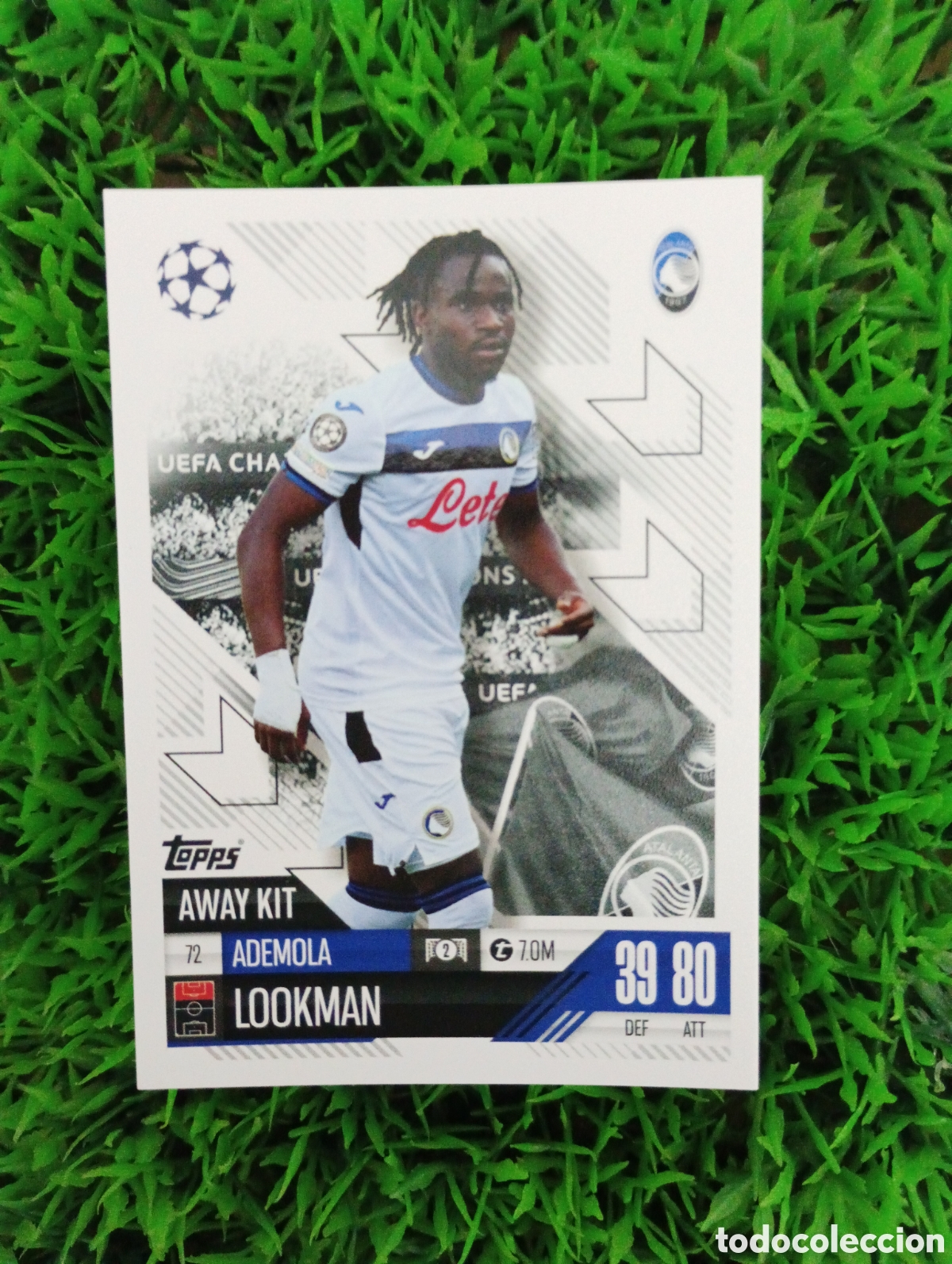 Cromos de Futebol: Lookman Atalanta AWAY KIT Match Attax Extra 24-25 # 72