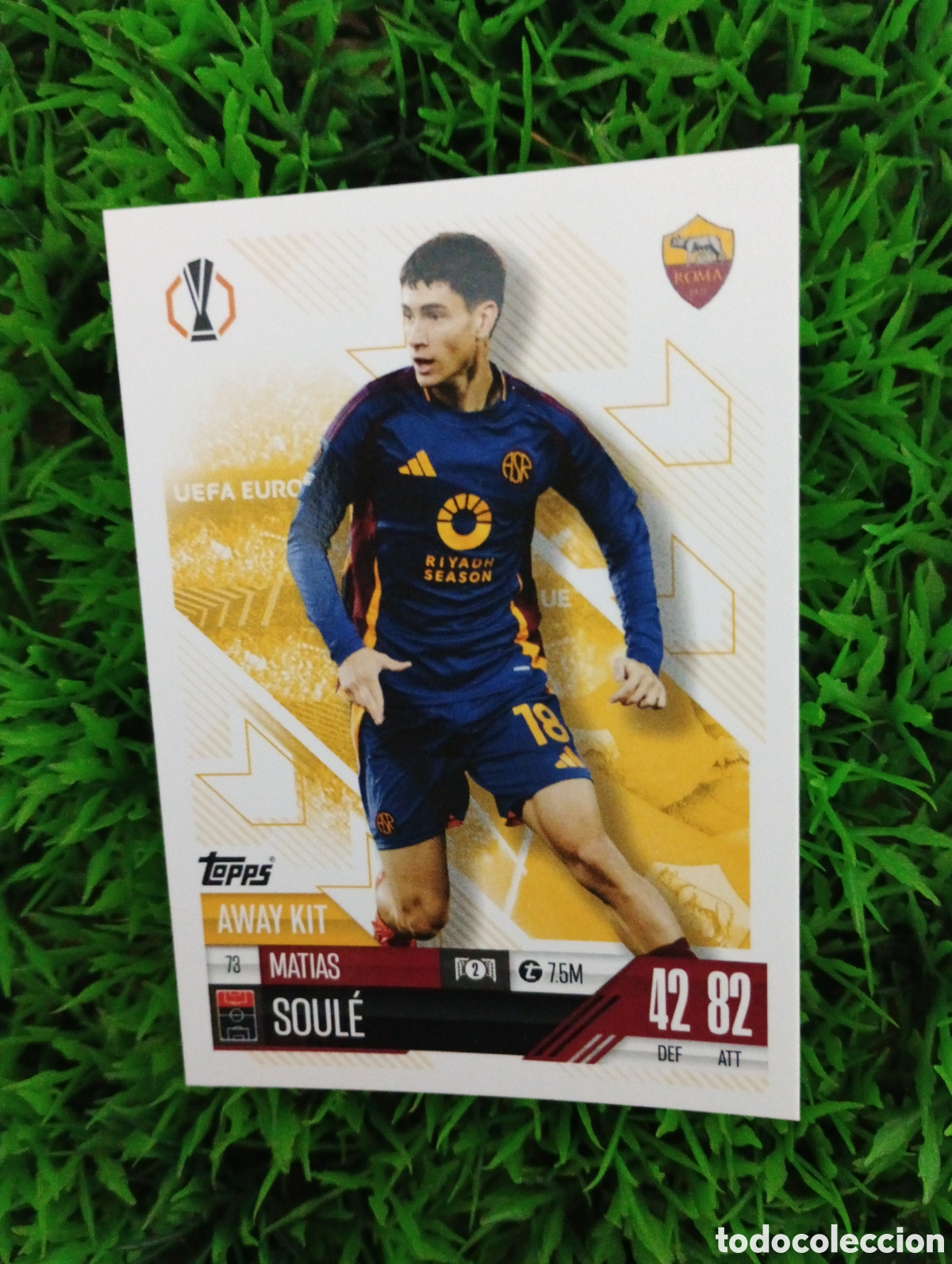 Cromos de Futebol: Soule Roma AWAY KIT Match Attax Extra 24-25 # 73