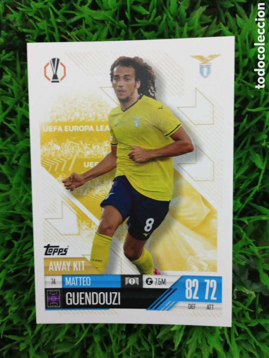 Cromos de Futebol: Guendouzi Lazio AWAY KIT Match Attax Extra 24-25 # 74