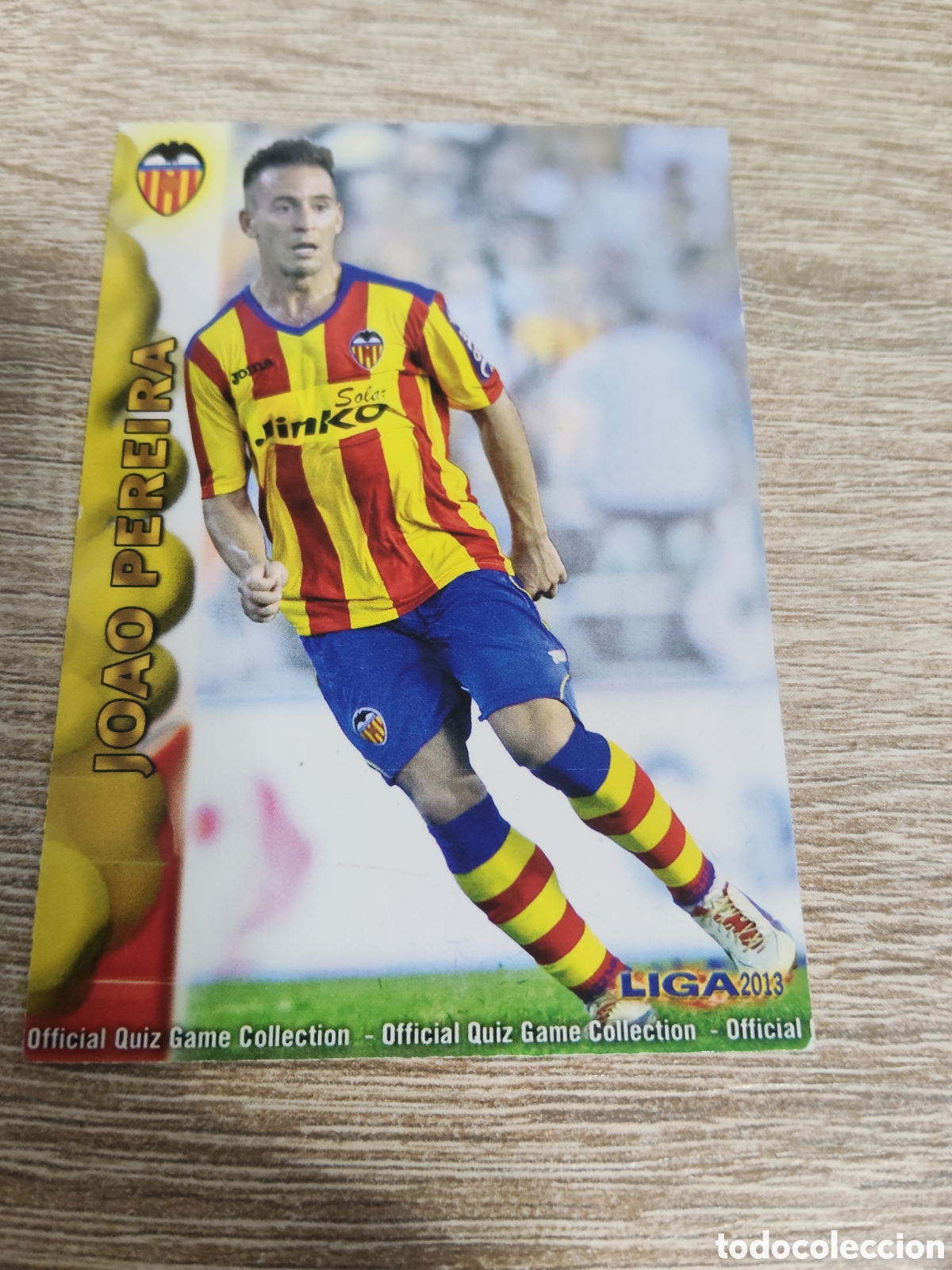 Cromos de f&uacute;tbol: Mundicromo las fichas de la liga 2012 2013 12 13 65 Joao Pereira Valencia