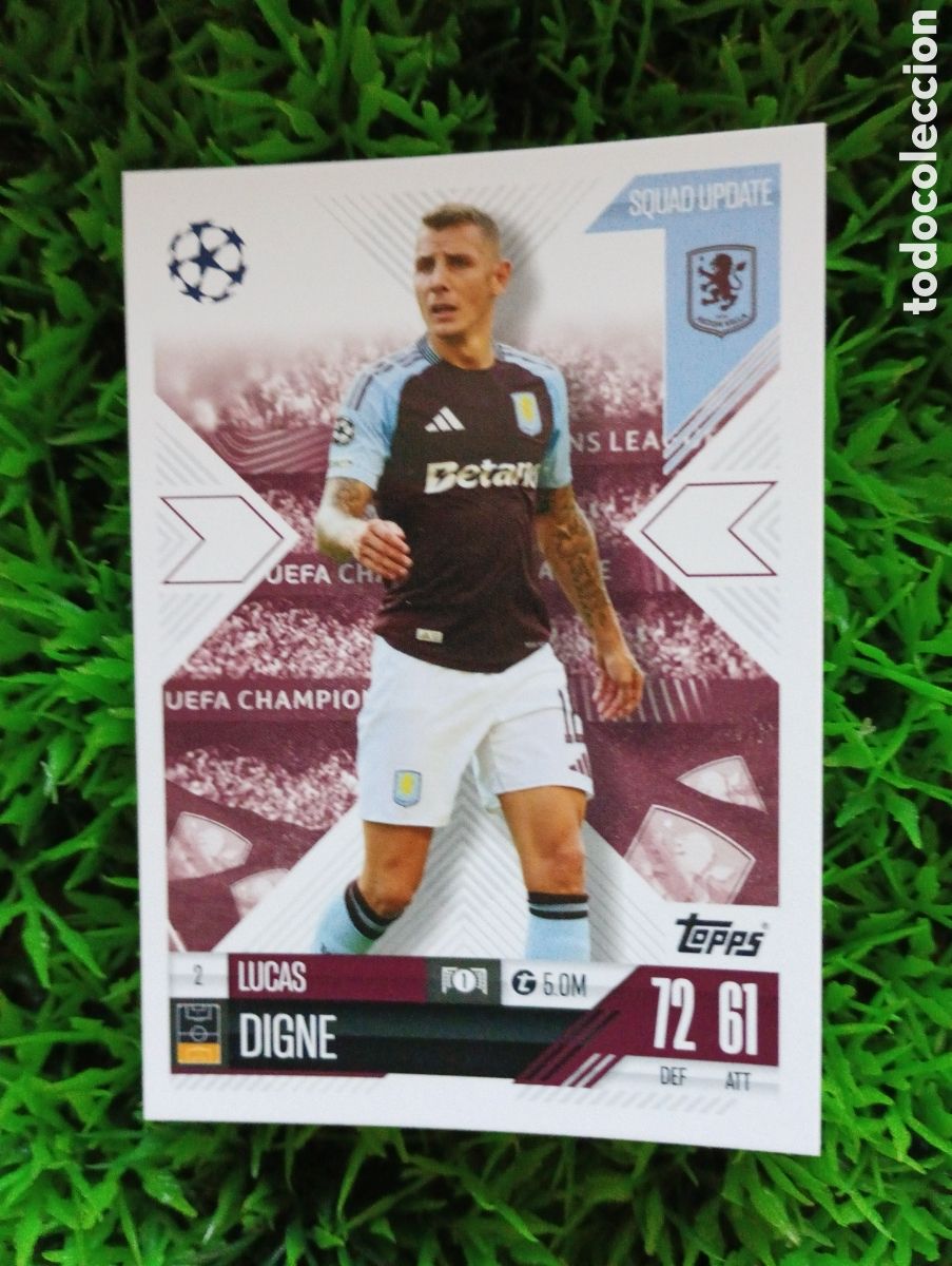 Cartes &agrave; collectionner de Football: Digne Aston Villa SQUAD UPDATE Match Attax Extra 24-25 # 2