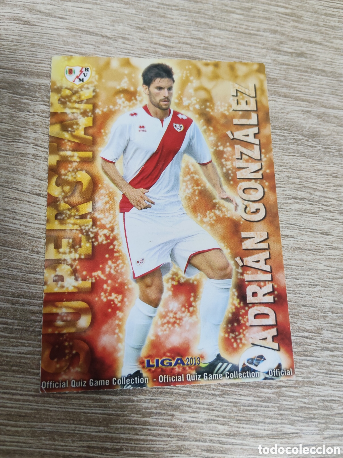 Football Stickers: Mundicromo las fichas de la liga 2012 2013 12 13 404 Adri&aacute;n Gonz&aacute;lez Rayo Vallecano