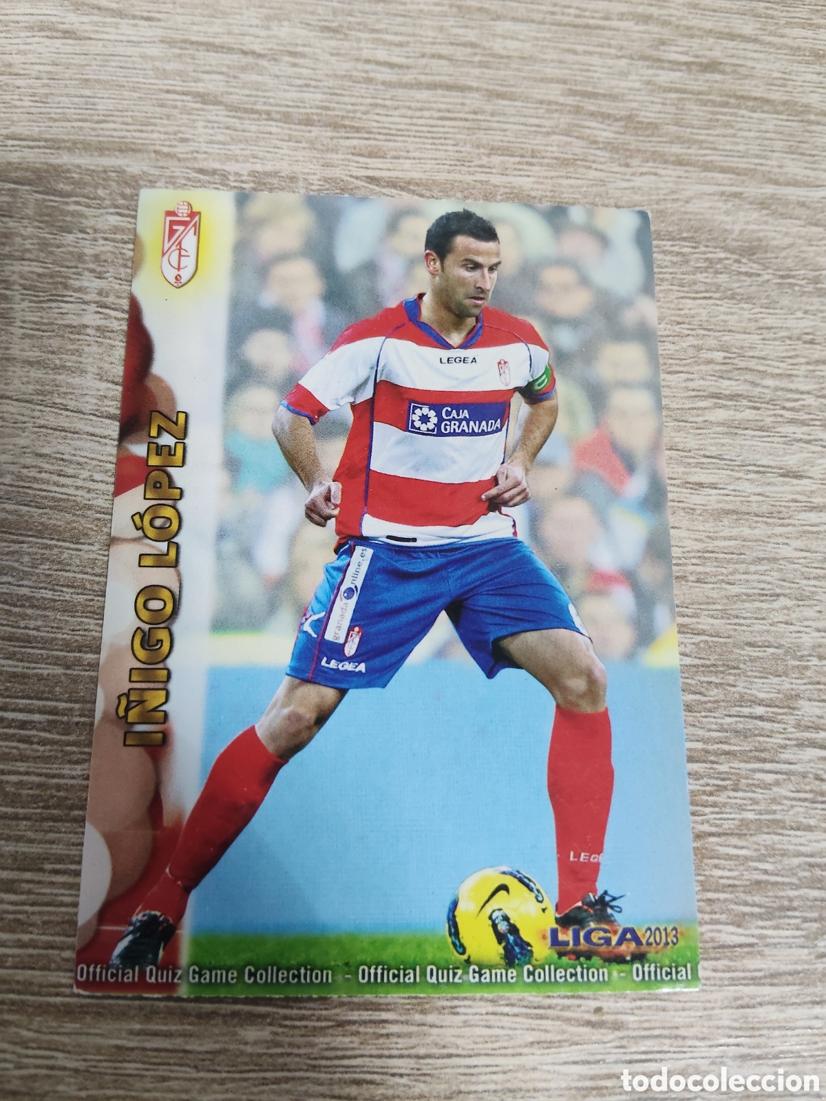 Football Stickers: Mundicromo las fichas de la liga 2012 2013 12 13 442 &Iacute;&ntilde;igo L&oacute;pez Granada