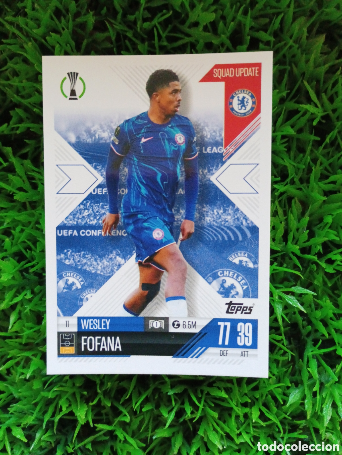 Football Stickers: Fofana Chelsea SQUAD UPDATE Match Attax Extra 24-25 # 11