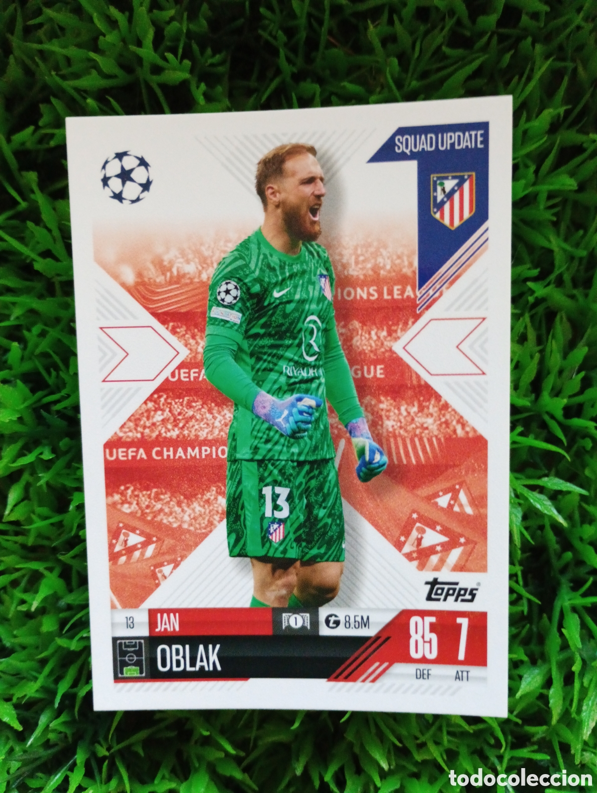 Football Stickers: Oblak Atletico De Madrid SQUAD UPDATE Match Attax Extra 24-25 # 13