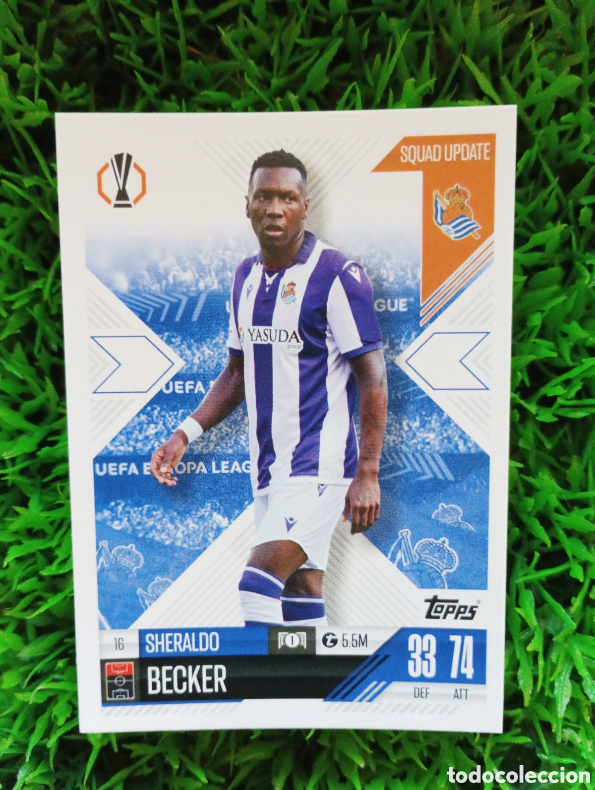 Football Stickers: Becker Real Sociedad SQUAD UPDATE Match Attax Extra 24-25 # 16