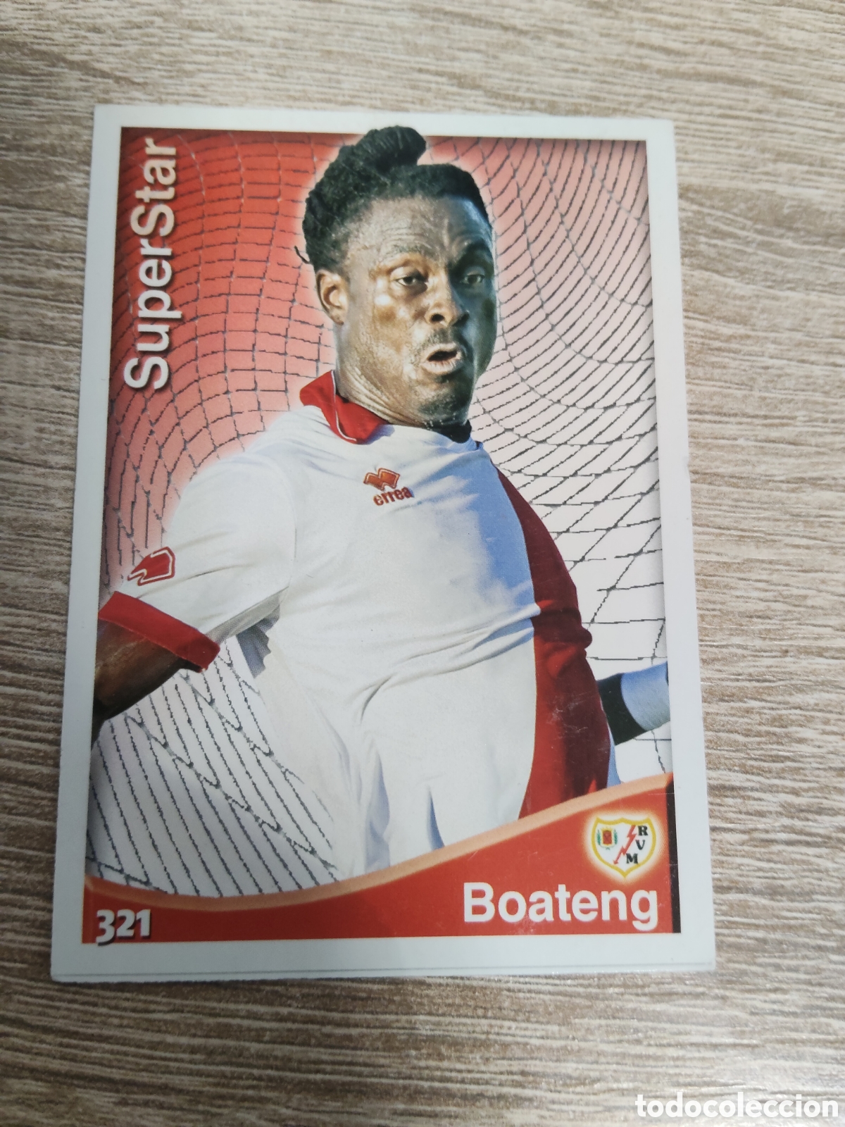 Football Stickers: Mundicromo las fichas de la liga 2014 2015 14 15 321 Boateng Rayo Vallecano