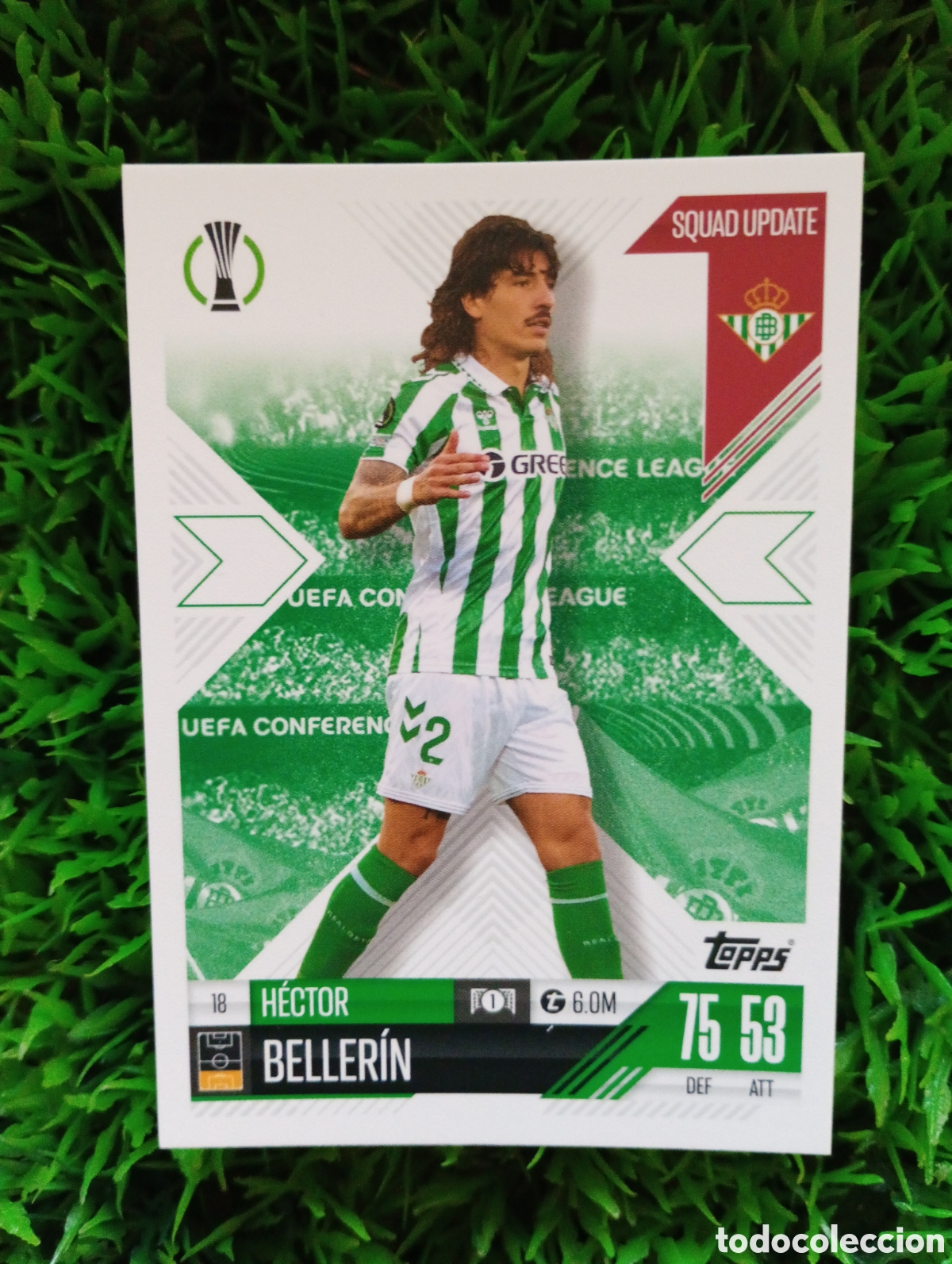 Football Stickers: Bellerin Betis SQUAD UPDATE Match Attax Extra 24-25 # 18