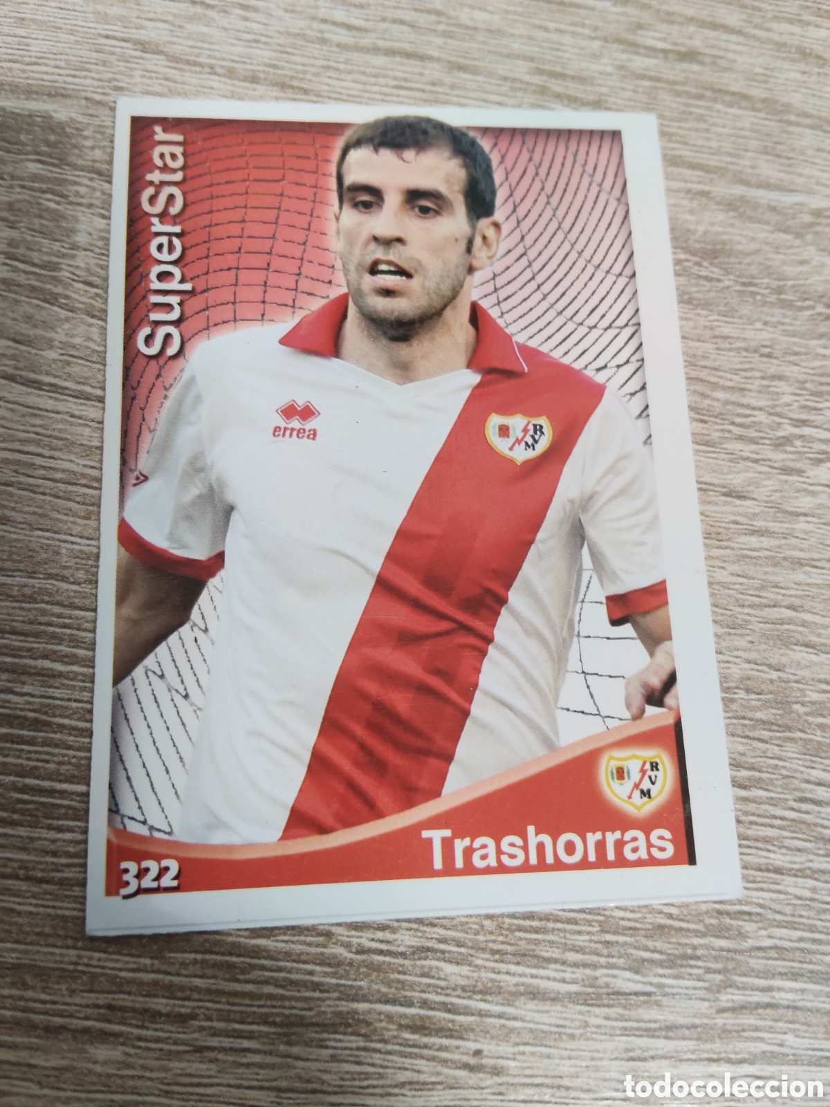Football Stickers: Mundicromo las fichas de la liga 2014 2015 14 15 322 Trashorras Rayo Vallecano