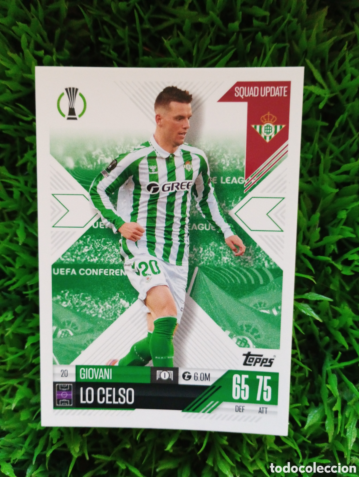 Football Stickers: Lo Celso Betis SQUAD UPDATE Match Attax Extra 24-25 # 20