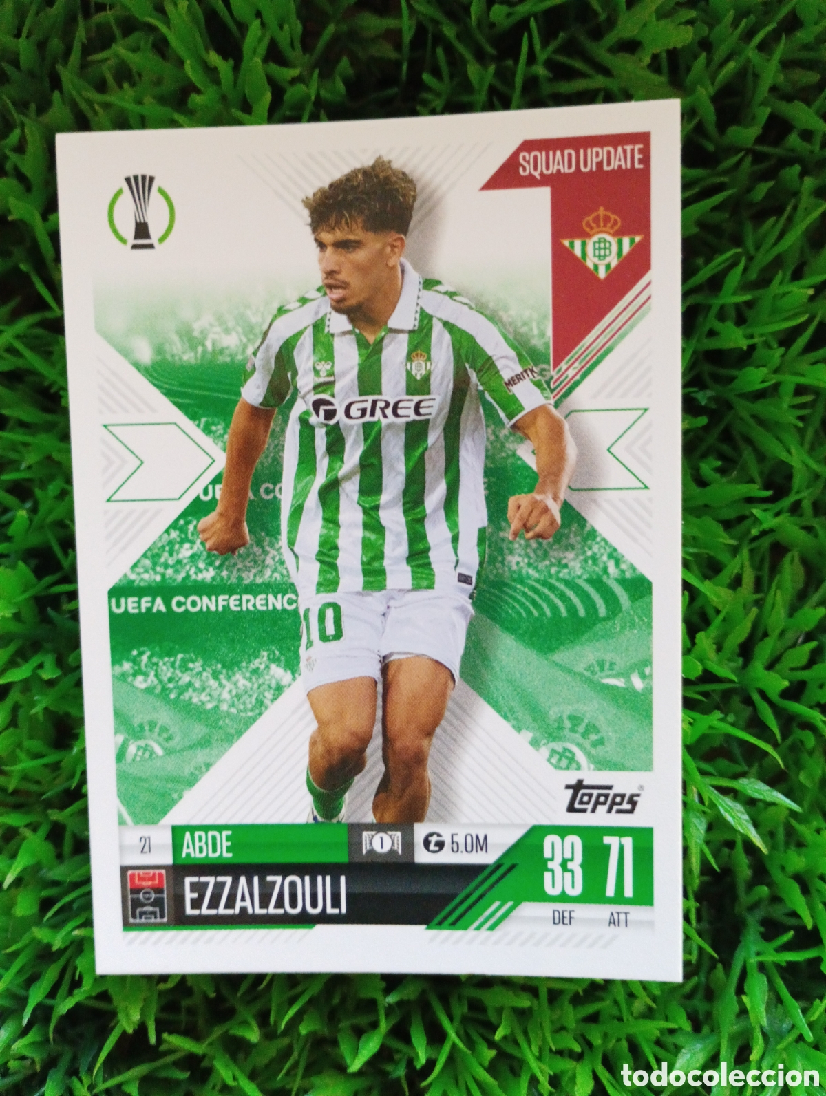 Football Stickers: Abde Betis SQUAD UPDATE Match Attax Extra 24-25 # 21