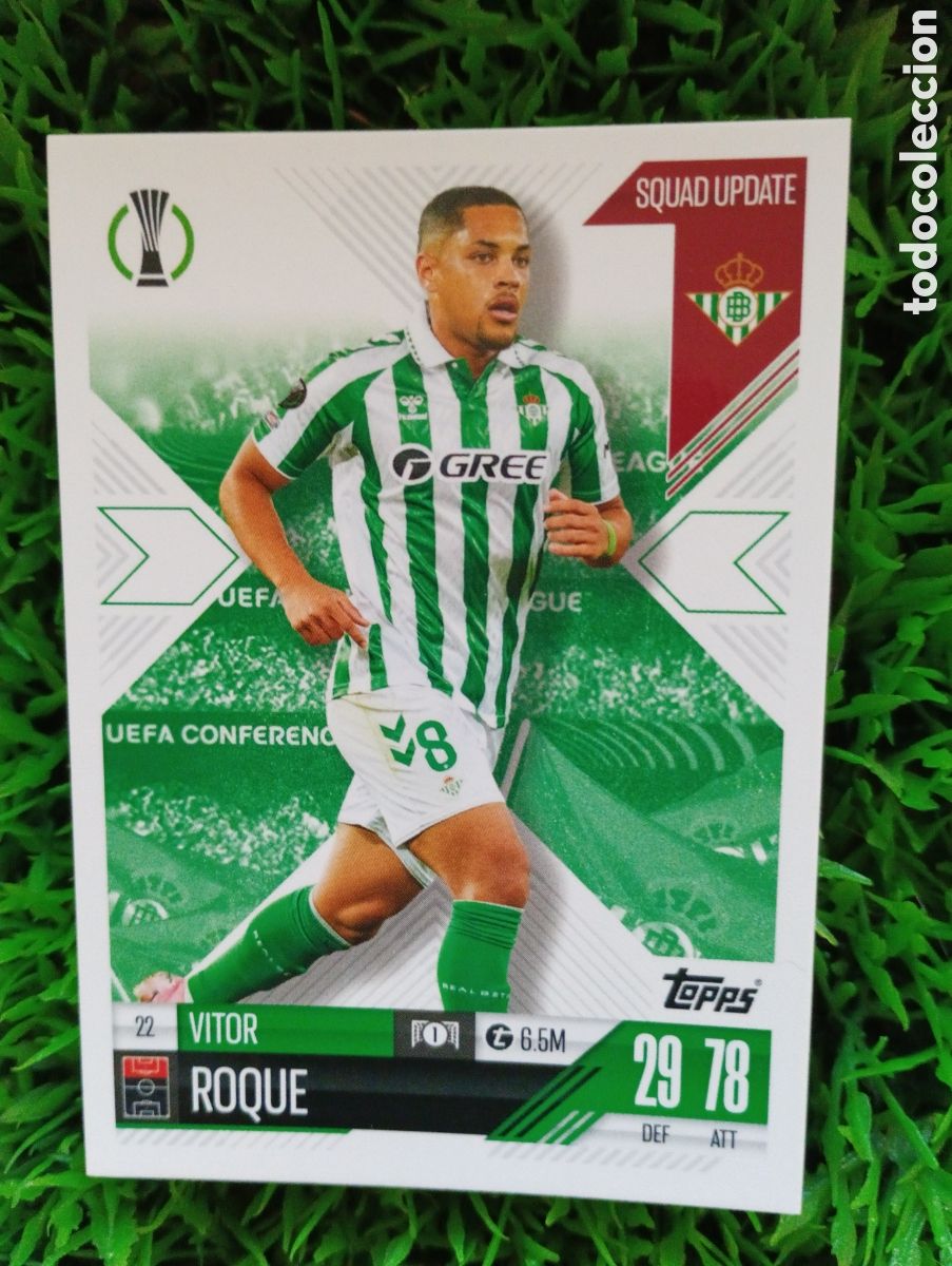 Football Stickers: Vitor Roque Betis SQUAD UPDATE Match Attax Extra 24-25 # 22
