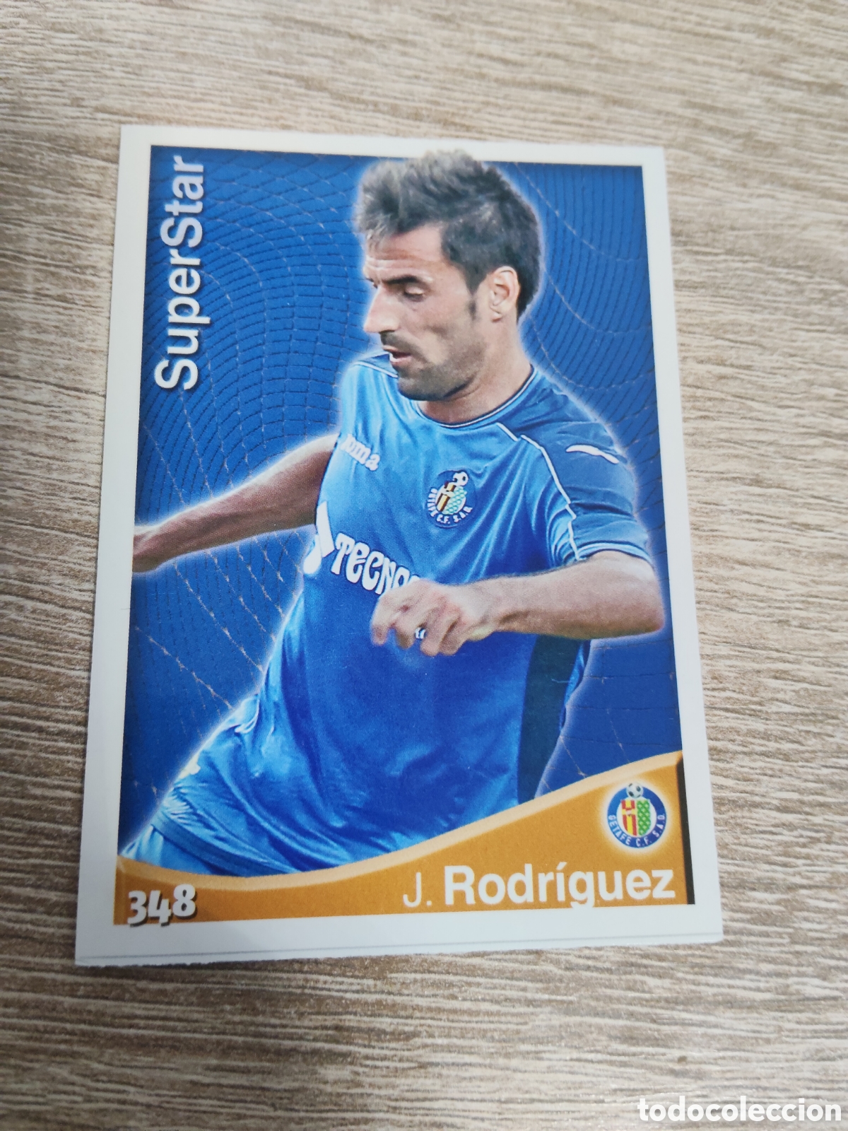Fu&szlig;ball-Sticker: Mundicromo las fichas de la liga 2014 2015 14 15 348 Juan Rodr&iacute;guez Getafe