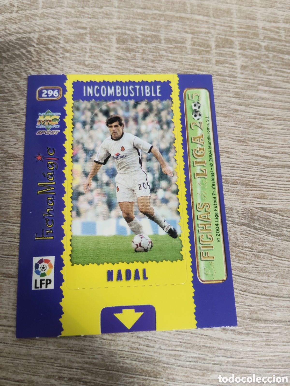 Fu&szlig;ball-Sticker: Mundicromo las fichas de la liga 2004 2005 04 05 296 Nadal Mallorca