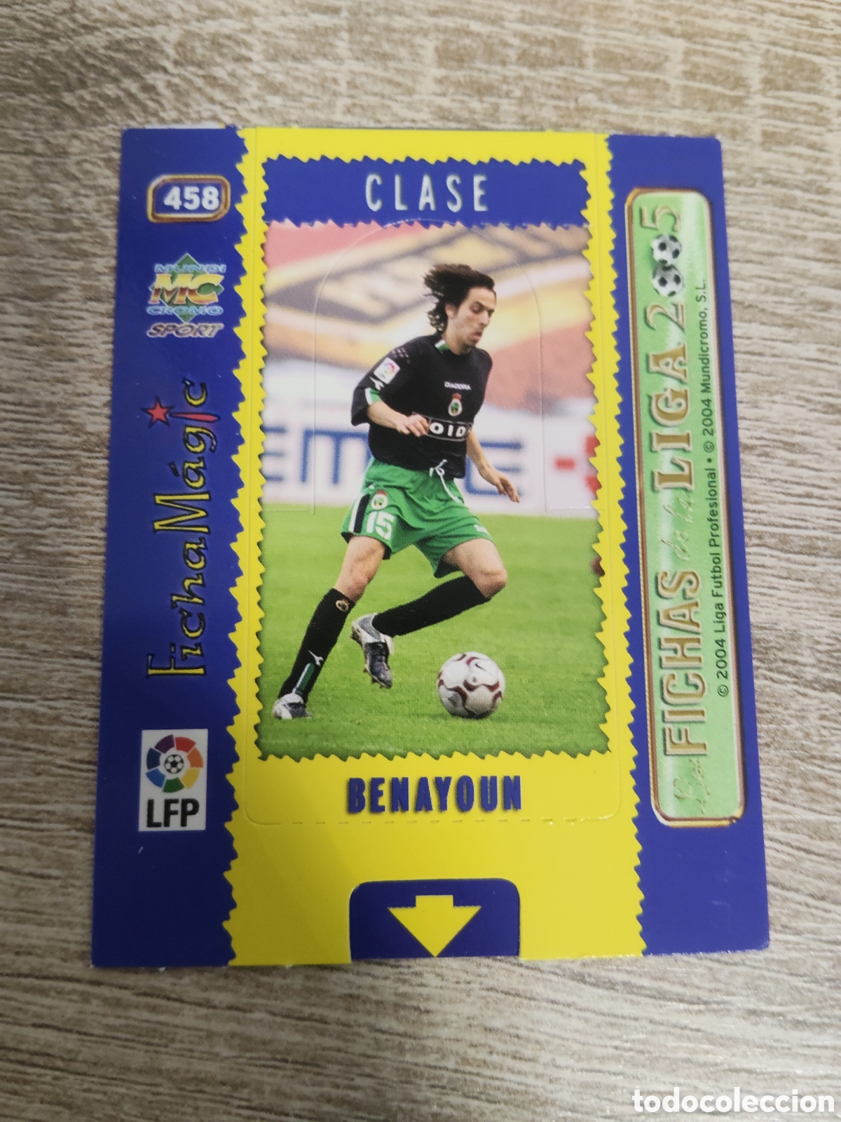 Figurine di Calcio: Mundicromo las fichas de la liga 2004 2005 04 05 458 Benayoun Racing de Santander