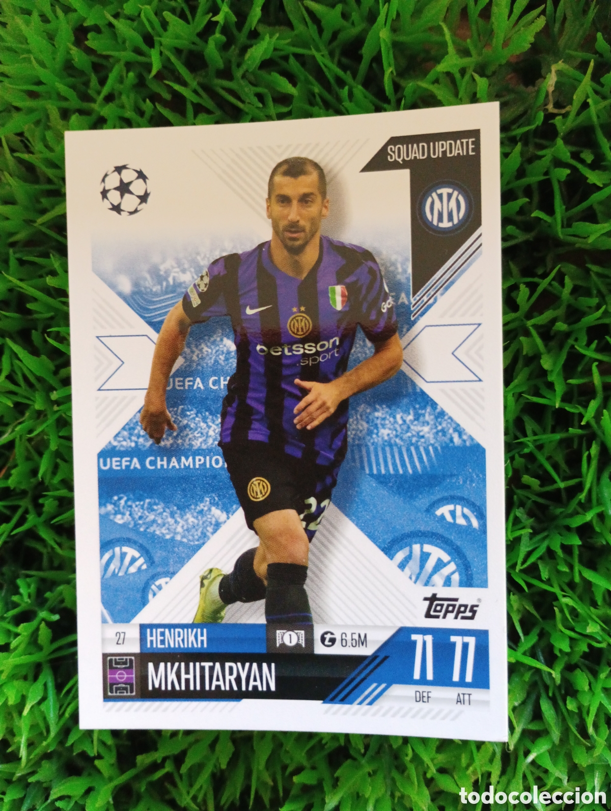 Figurine di Calcio: Mkhitaryan Inter De Milan SQUAD UPDATE Match Attax Extra 24-25 # 27
