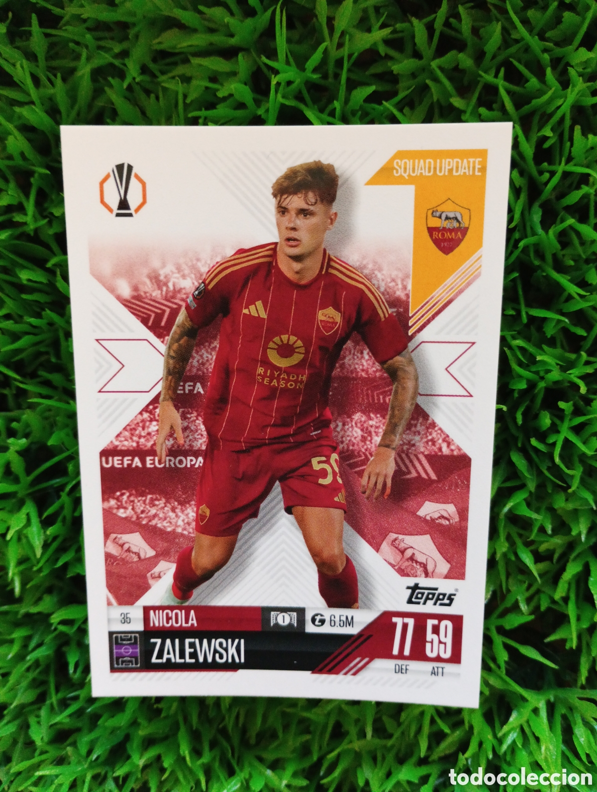 Cromos de Futebol: Zalewski Roma SQUAD UPDATE Match Attax Extra 24-25 # 35