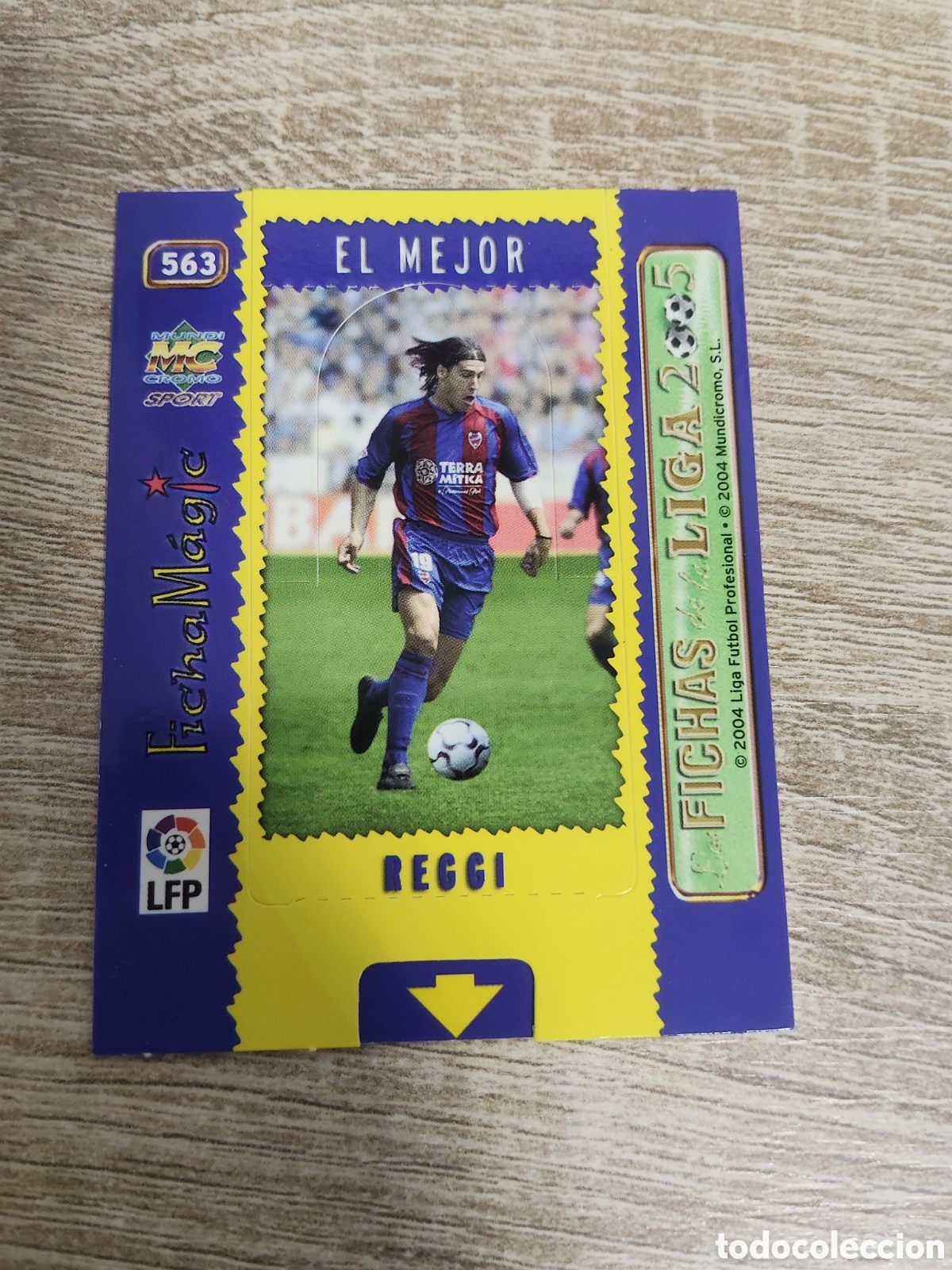 Cromos de f&uacute;tbol: Mundicromo las fichas de la liga 2004 2005 04 05 563 Reggi Levante