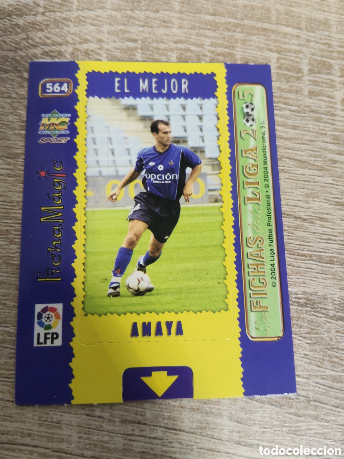 Figurine di Calcio: Mundicromo las fichas de la liga 2004 2005 04 05 564 Amaya Getafe