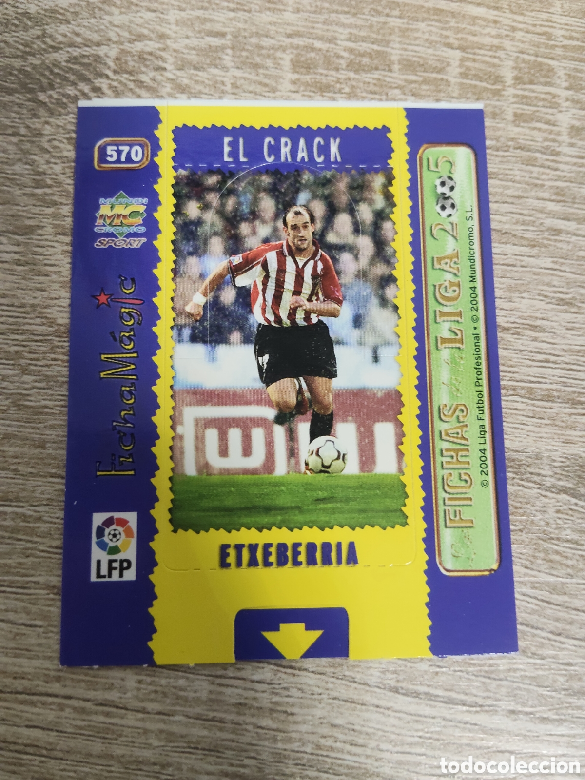 Cromos de f&uacute;tbol: Mundicromo las fichas de la liga 2004 2005 04 05 570 Etxeberria Athletic de Bilbao