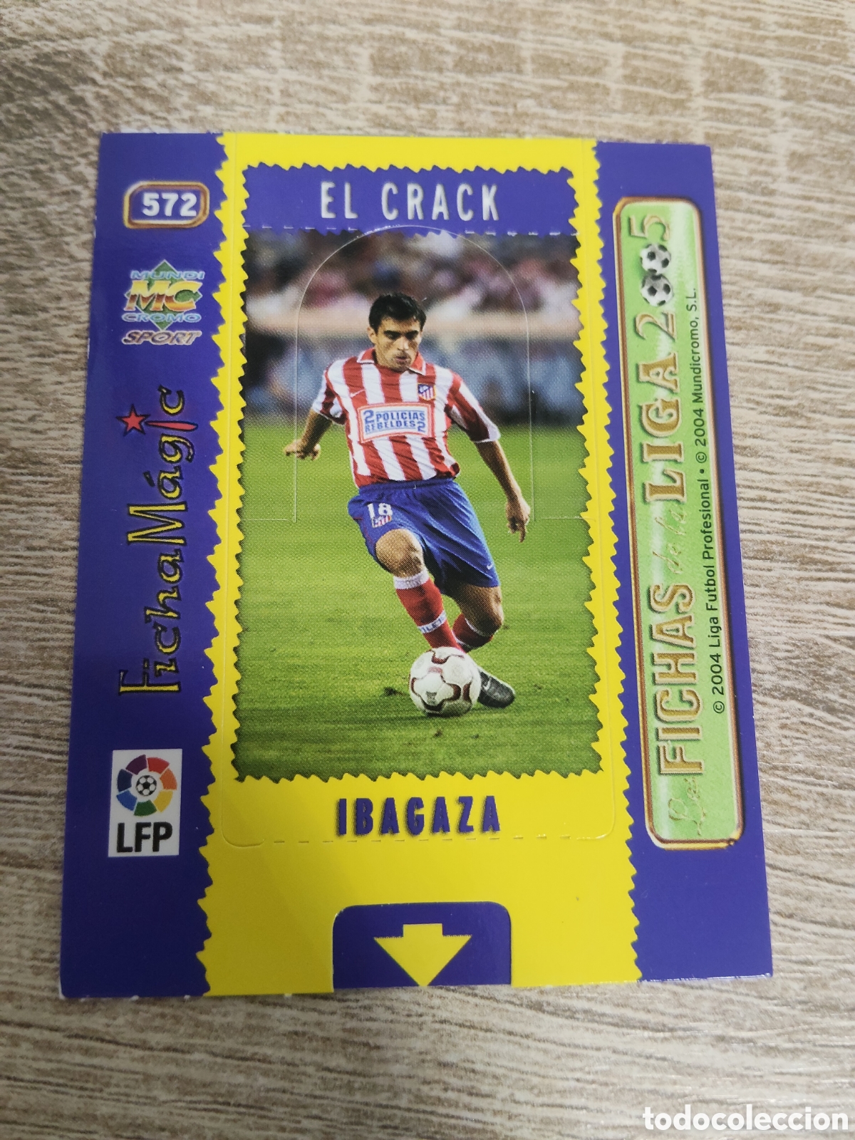 Cromos de Futebol: Mundicromo las fichas de la liga 2004 2005 04 05 572 Ibagaza Atl&eacute;tico de Madrid