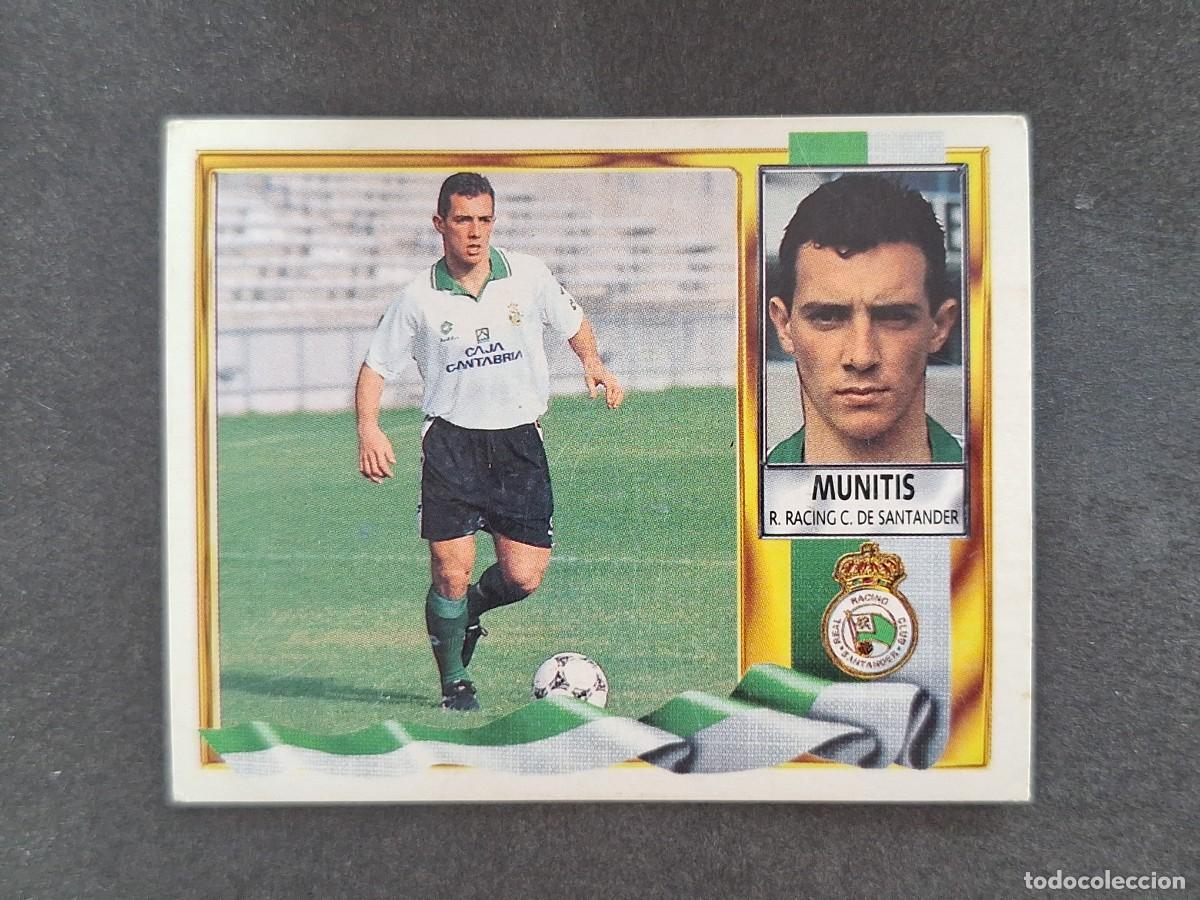 Cromos de Futebol: L3 MUNITIS RACING DE SANTANDER LIGA ESTE 1995 1996 95 96 NUNCA PEGADO SIN PEGAR