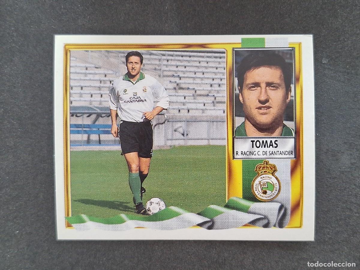 Cromos de Futebol: L3 TOMAS RACING DE SANTANDER LIGA ESTE 1995 1996 95 96 NUNCA PEGADO SIN PEGAR