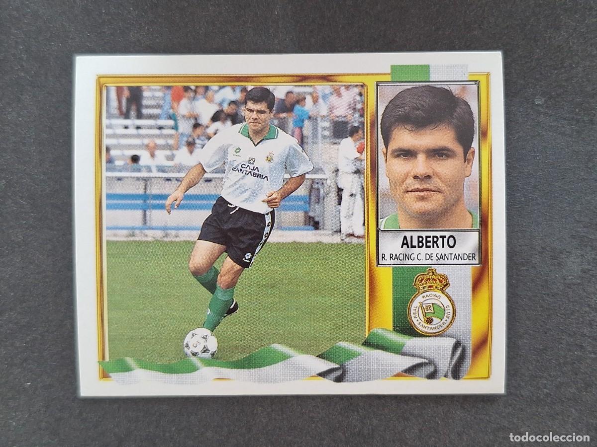 Cromos de Futebol: L3 ALBERTO RACING DE SANTANDER LIGA ESTE 1995 1996 95 96 NUNCA PEGADO SIN PEGAR