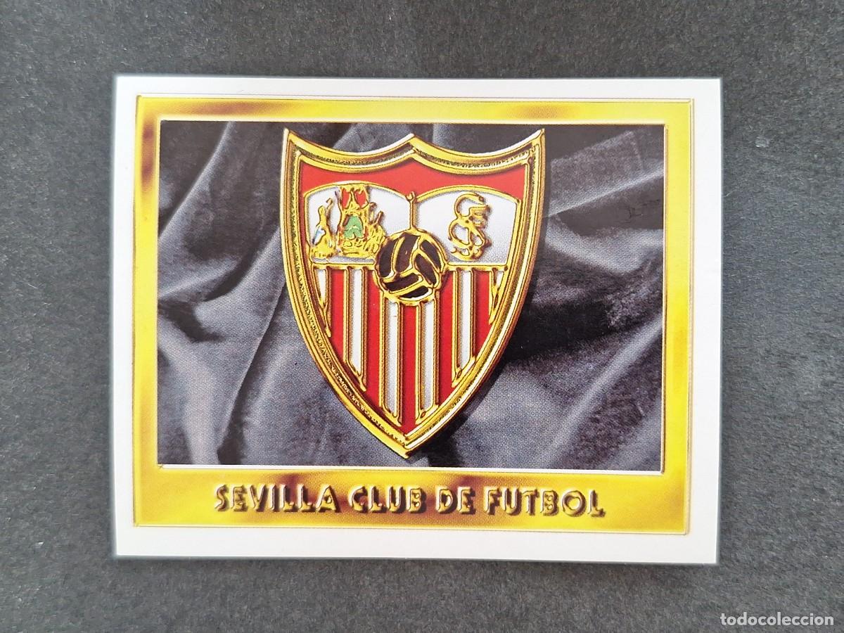 Cromos de Futebol: L3 ESCUDO SEVILLA C. F. LIGA ESTE 1995 1996 95 96 NUNCA PEGADO SIN PEGAR